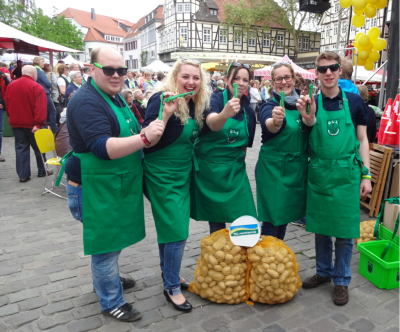 (Foto: WLL) V.l.n.r.: Sebastian Jakobs (Vorsitzender), Isabell-Marie Cyrener (Vorsitzende), Nina Sehnke (Ringdelegierte) Vanessa Weber (Regionalvertreterin Süd) und Michael Stieneker  (Beisitzer im Landesvorstand)