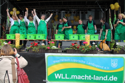 (Foto: WLL) Die Sieger um Kartoffelbreite - Das Team der LandFrauen vom WLLV