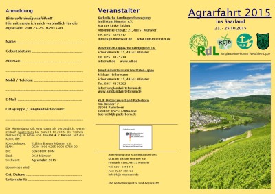 Agrarfahrt 2015