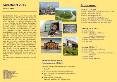 Agrarfahrt 2015