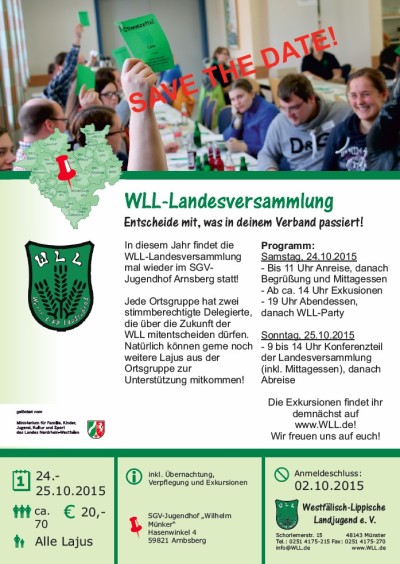 Save the date - WLL-Landesversammlung