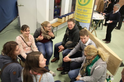 (Foto: WLL) Die Niedersächsische Landjugend e.V.  zu Gast am Landjugendstand auf der IGW