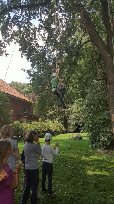 Es ging hoch hinaus beim Klettern Foto-Bußmann