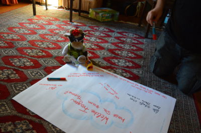 (Foto: Vera-Schückler) Wilma bei einem Seminar der Deutsche LandjugendAkademie