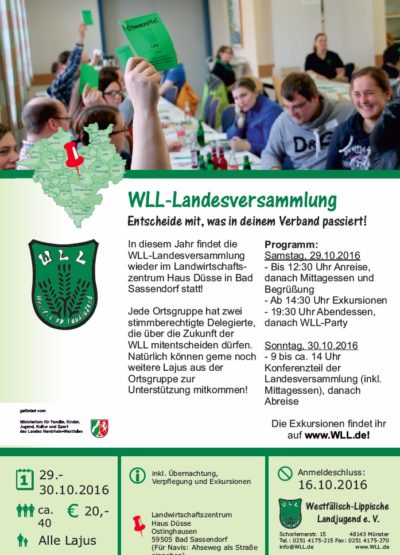 (Bild: WLL) WLL-Landesversammlung 2016