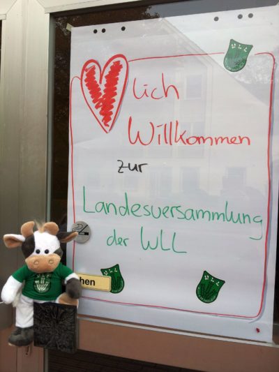 (Foto: WLL/Engberding) Herzlich Willkommen zur WLL-Landesversammlung