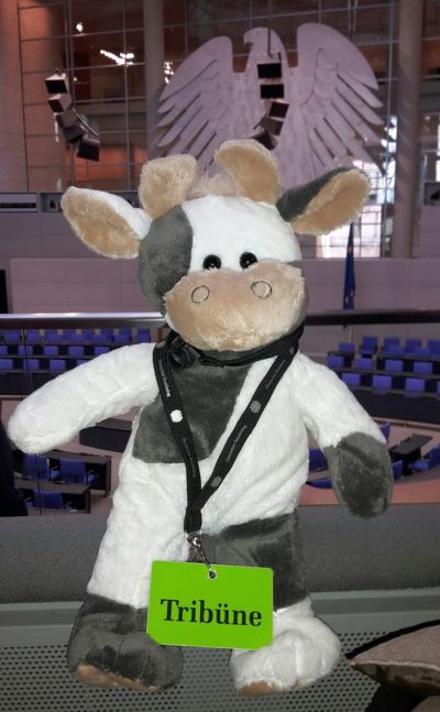 (Foto: LJ Siegen) Wilma im Deutschen Bundestag