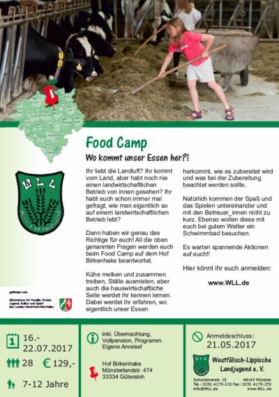 (Bild: WLL) Food Camp 2017
