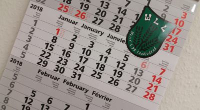 (Foto: WLL/Engberding) Jahresplanung Kalender