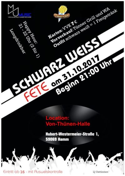(Bild: LJ Osttünnen) SCHWARZ WEISS FETE
