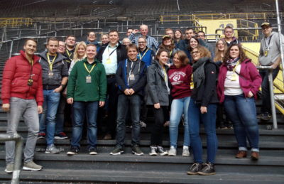 (Foto: WLL/Weber) Am ersten Tag ging es u.a. zum BVB ins Stadion