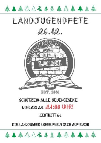 (Bild: LJ Lohne) Landjugendfete Lohne