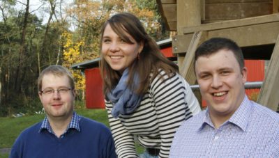 (Foto: WLL/Welpelo) Geschäftsführender Vorstand der WLL: Franziska Trepte, Stefan Schmidt (rechts), Frank Maletz (links)