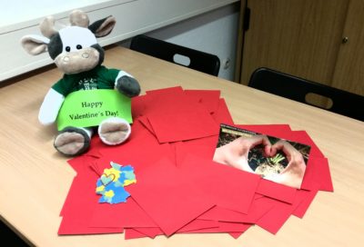 (Foto: WLL/Engberding) Wilma wünscht einen schönen Valentinstag!