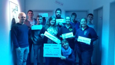 (Foto: WLL/Engberding) Lost geht es mit einem Besuch im Escape Room!