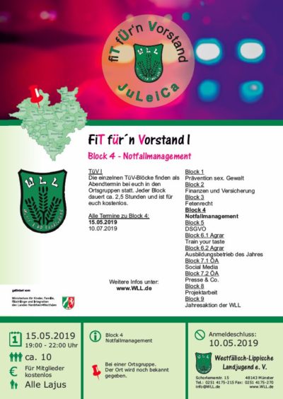 (Bild: WLL) 2019 WLL TüV Notfallmanagement Mai