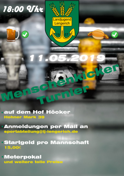 (Bild: LJ Lengerich) Menschenkicker-Turnier LJ Lengerich