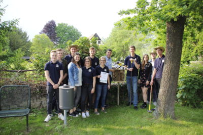 (Foto: WLL/Hoffmann) Die Landjugend Lohne präsentierte Nisthilfen-Aktion vor Ort, 24.05.2019