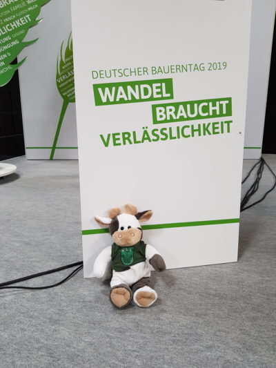 (Foto: WLL/Weber) Wilma beim Deutschen Bauerntag