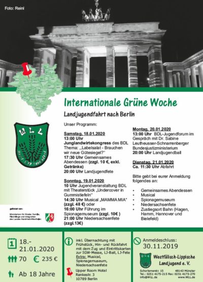 (Flyer: WLL) IGW-Fahrt Berlin 2020