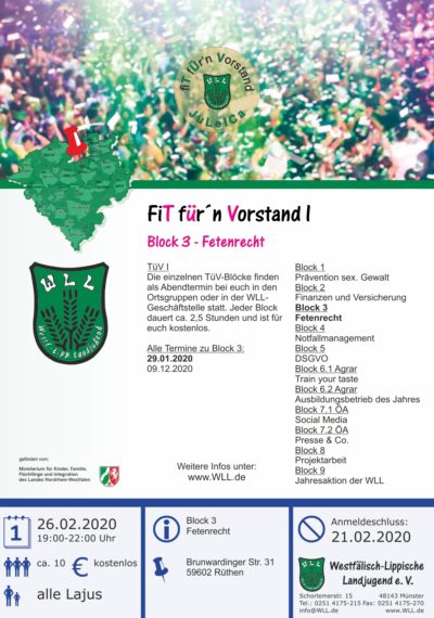 Fetenrecht TüV I - Block 3