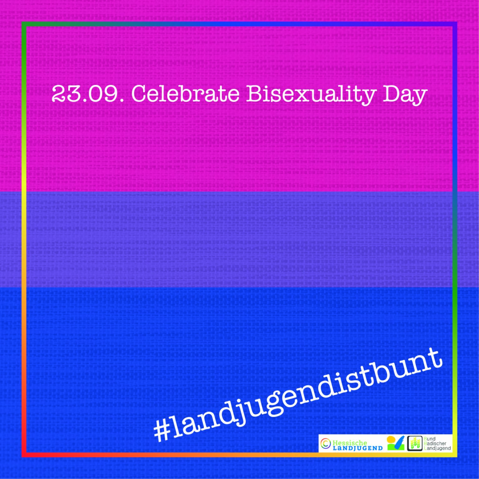 23.09. Celebrate Bisexuality Day