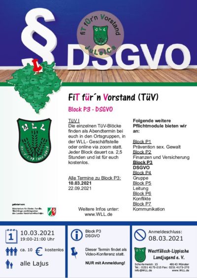 TüV DSGVO am 10.03.2021