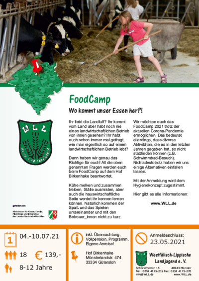 Flyer FoodCamp 2021 MF