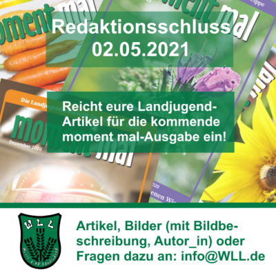 (Bild: WLL/Welpelo) Redaktionsschluss moment mal