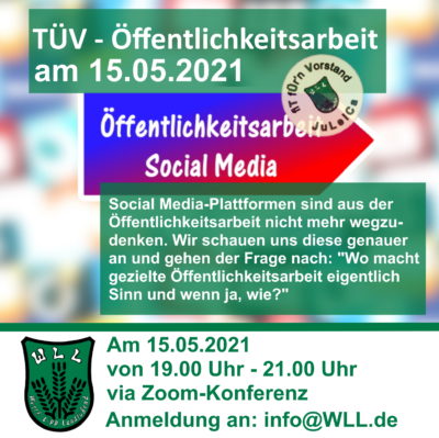 TüV Öffentlichkeitsarbeit