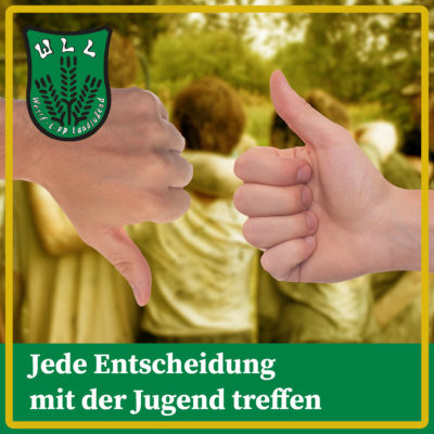 Jede Entscheidung mit der Jugend treffen