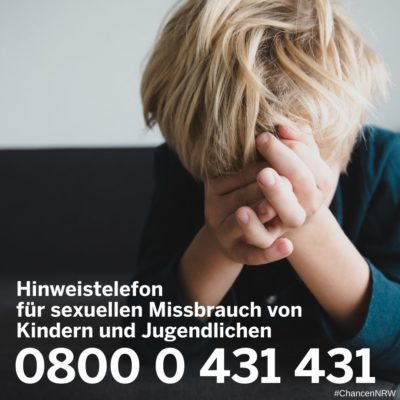 Hinweistelefon für sexuellen Missbrauch von Kindern und Jugendlichen