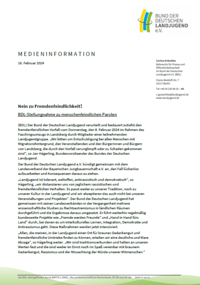 2024-02-16 BDL Medieninformation